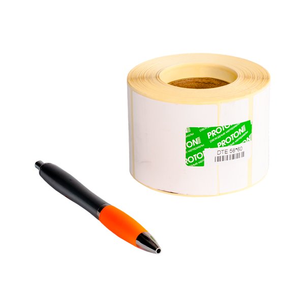 Термоэтикетка Proton 58 x 60 мм (1 ряд, 3000 шт, втулка 76)